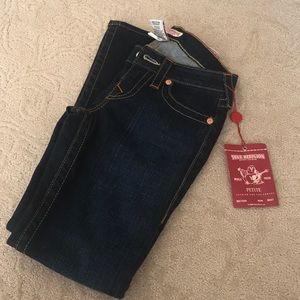True Religion Dark Wash Petite Jeans